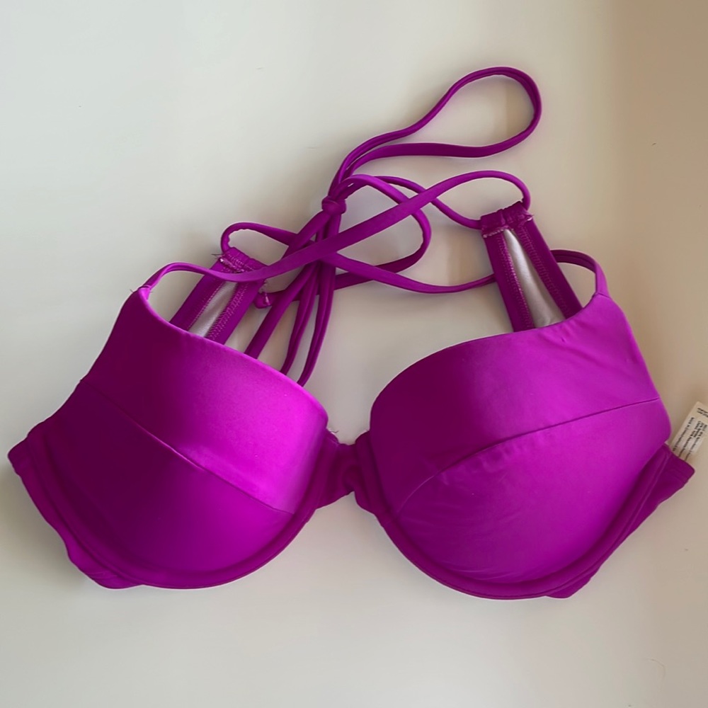 Urban Outfitters Fuchsia Pink Bikini Top Large